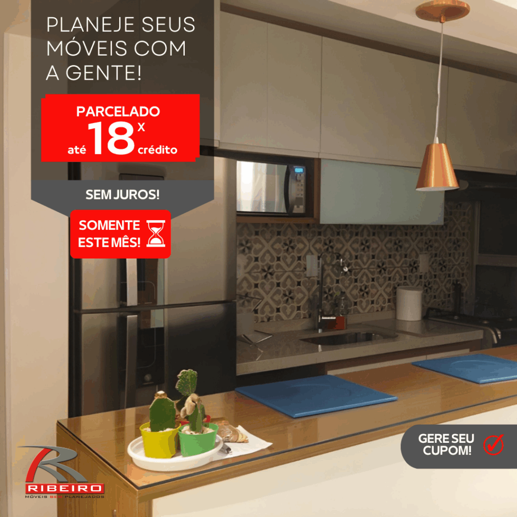 Promoção Móveis Planejados 18x sem juros!